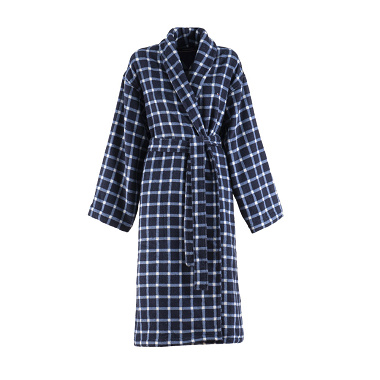 Peignoir Kimono Flag Check Navy Tommy Hilfi­ger