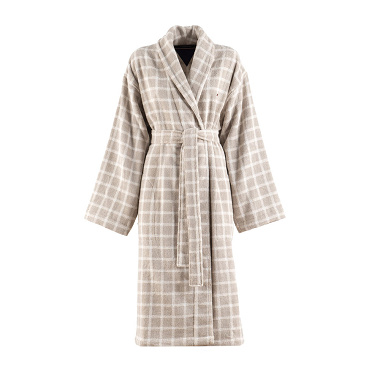 Peignoir Kimono Flag Check Oat Tommy Hilfi­ger
