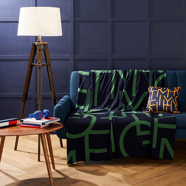 Plaid Logo­ma­nia Ever­green Tommy Hilfi­ger