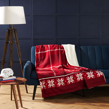 Plaid TH Snows­tar Red Tommy Hilfi­ger