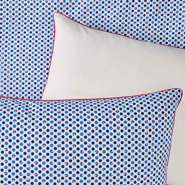 Taies d’oreiller Iconic Dots White Tommy Hilfi­ger