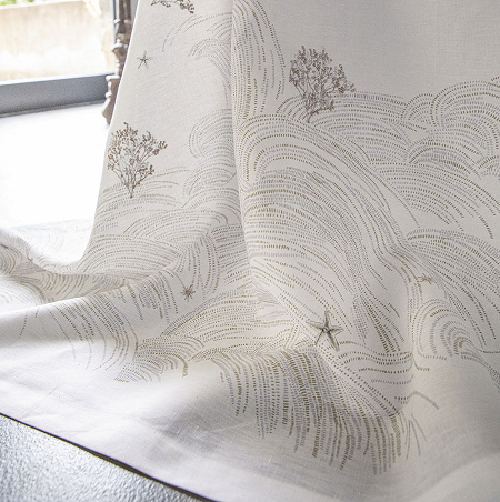 Nappe Océa­nide 170×170 cm Alexandre Turpault