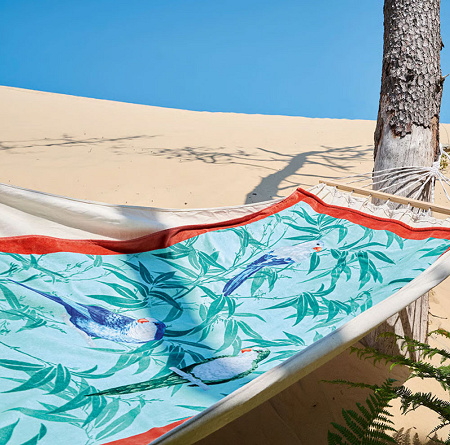 Drap de plage Nerola Multi­co­lore 100×180 cm Anne de Solène