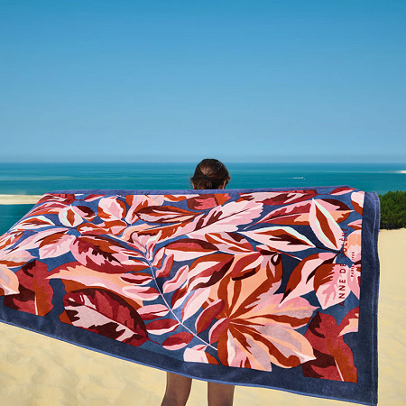 Drap de plage Road Trip Multi­co­lore 100×180 cm Anne de Solène