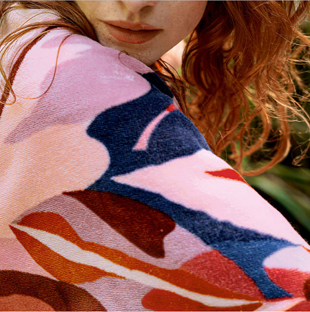Drap de plage Road Trip Multi­co­lore 100×180 cm Anne de Solène