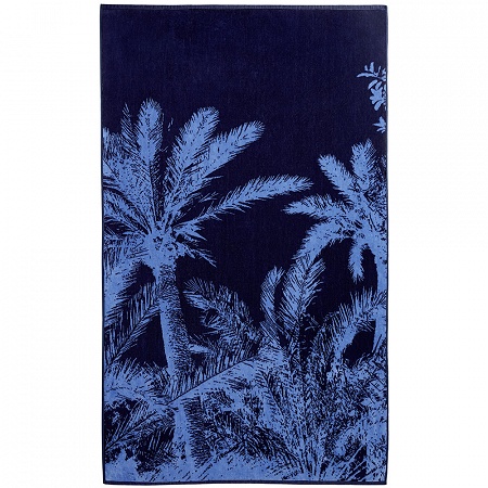 Drap de plage Voyage Bleu 100×180 cm Anne de Solène