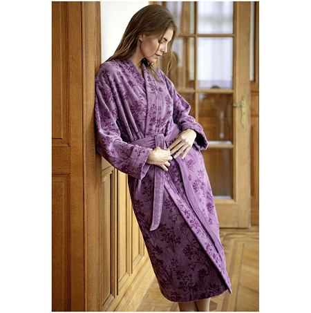 Peignoir Kimono Epoque Violine XS Anne de Solène