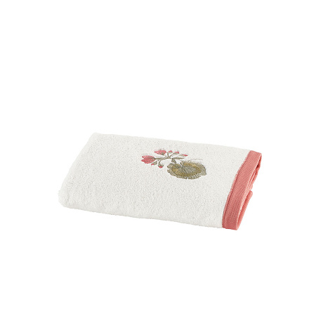 Serviette de toilette Flâne­rie Blanc 50×100 cm Anne de Solène