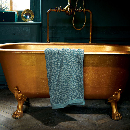 Serviette de toilette Imaginaire Vert 50×100 cm Anne de Solène