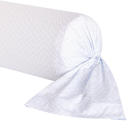 Taie de traver­sin Calme Bleu 86×210 cm Anne de Solène