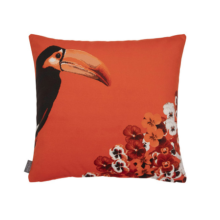 Cous­sin Toucan Orange 47×47 cm Art de Lys