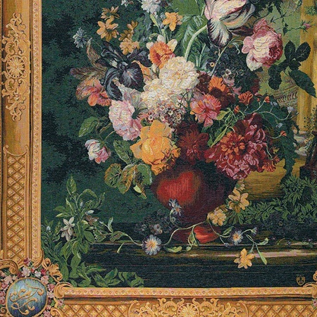 Tapis­se­rie grand bouquet flamand 200×150 cm Art de Lys
