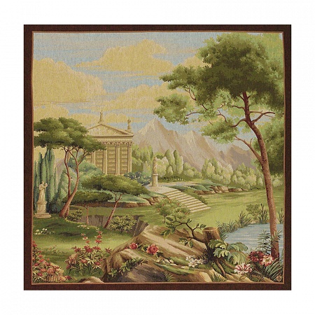 Tapis­se­rie jardin pano­ra­mique 150×150 cm Art de Lys