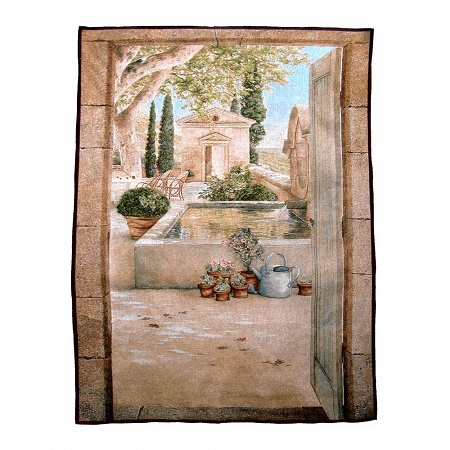 Tapis­se­rie paysage en Provence 150×110 cm Art de Lys