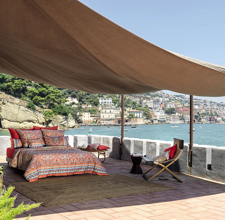 Housse de couette Mare­chiaro Orange 260×240 cm Bassetti