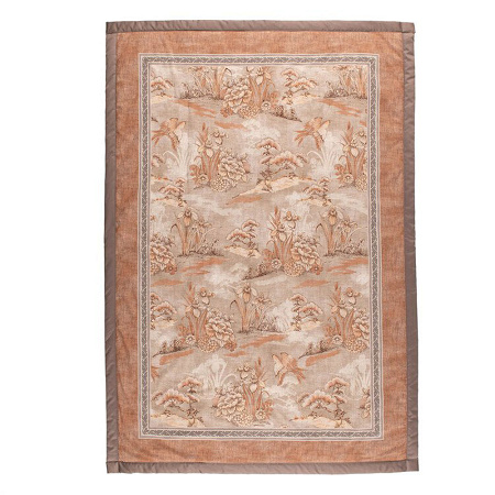 Plaid Aqua­fort Terra­cotta 135×190 cm Bassetti