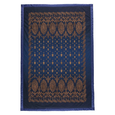 Plaid Gold Decor Blue 135×190 cm Bassetti