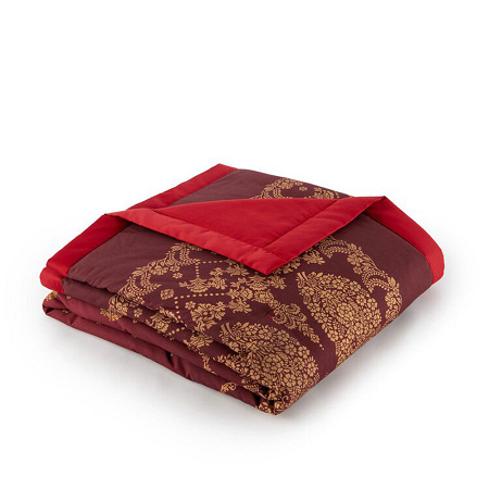 Plaid Gold Decor Bordeaux 135×190 cm Bassetti