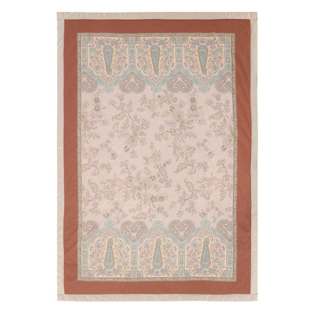 Plaid Indian Roses Avorio 135×190 cm Bassetti