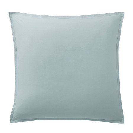 Taies d’oreiller Percale lavée Bleu Lagon 50×70 cm Baton rouge