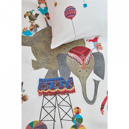 Parure de couette Circus Multi­co­lore 140×200 cm + 1 60×70 cm Beddin­ghouse Fiep