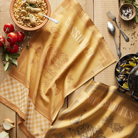 6 Torchons Cassou­let 50×75 cm Coucke