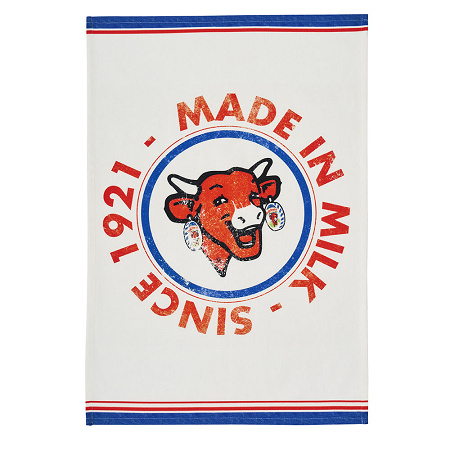 6 Torchons La vache qui rit 100 ans 50×75 cm Coucke
