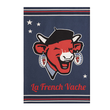 6 Torchons La vache qui rit French vache 50×75 cm Coucke