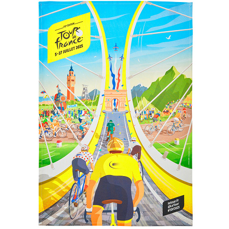 6 Torchons TDF Les vainqueurs 50×75 cm Coucke