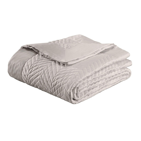 Couvre lit Sublime Natu­rel 240×260 cm Descamps