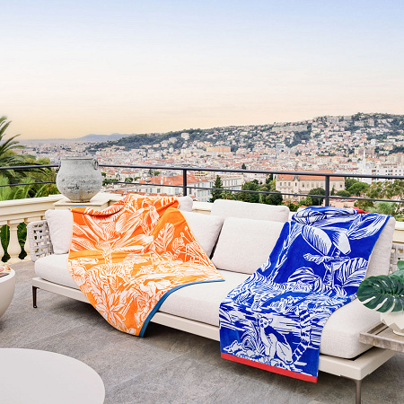 Drap de plage Suma­tra Outre­mer 100×180 cm Descamps