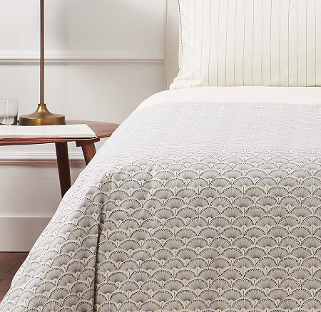 Housse de couette Ombelle Silex 240×220 cm Descamps