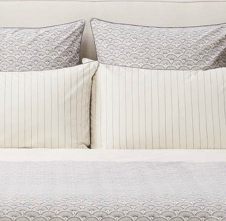 Housse de couette Ombelle Silex 240×220 cm Descamps