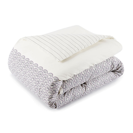 Housse de couette Ombelle Silex 240×220 cm Descamps