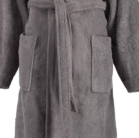 Descamps Peignoir homme chale mousseuse granit S M L XL XXL