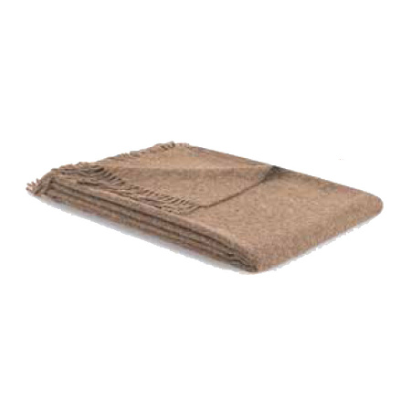 Plaid Etoffe Tabac 130×180 cm Descamps