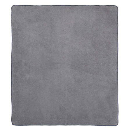 Plaid Fide­lio Argent 145×170 cm Descamps