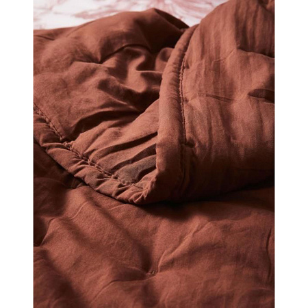 Plaid Ruth Shell Brown 150×200 cm Essenza