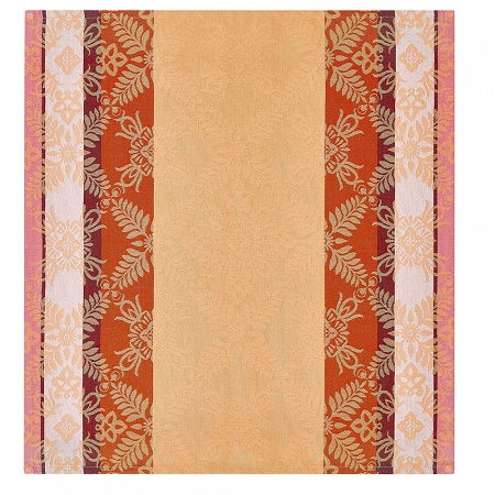 4 serviettes de table Mumbai Mari­gold 50×50 cm Jacquard Français