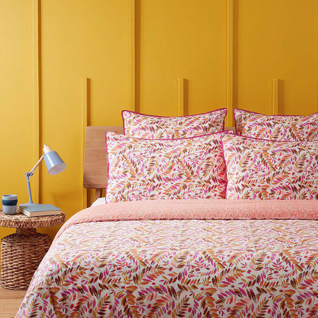 Housse de couette Alizée Corail 240×220 cm Jalla