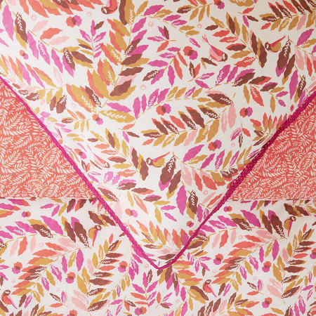 Housse de couette Alizée Corail 240×220 cm Jalla