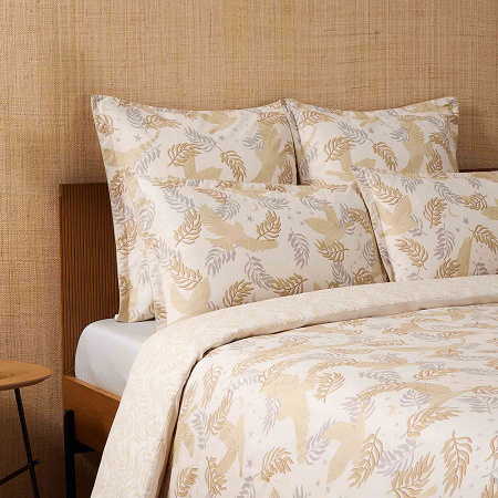 Housse de couette Onirique Nougat 240×220 cm Jalla
