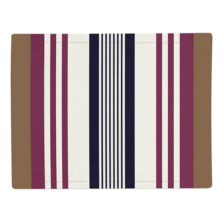 4 sets de table Biar­ritz Cuir 52×41 cm Jean Vier