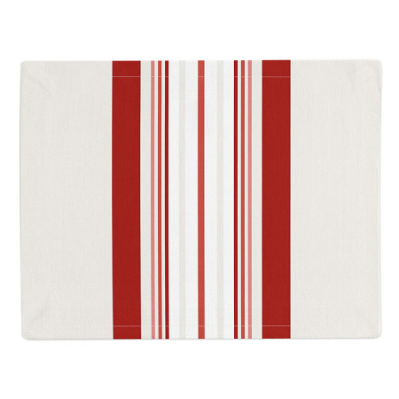 4 sets de table Doni­bane Carmin 52×41 cm Jean Vier
