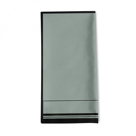 6 serviettes de table beau­ri­vage Vert de Gris 50×50 cm Jean Vier