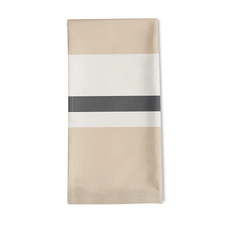 6 Serviettes de table Pampe­lune Dune 50×50 cm Jean Vier