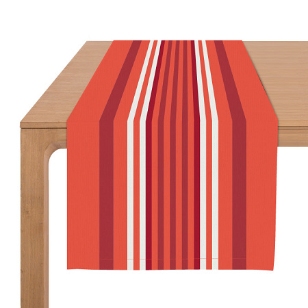 Chemin de table Ainhoa Paprika 50×155 cm Jean Vier