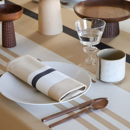 Chemin de table Pampe­lune Dune 50×155 cm Jean Vier