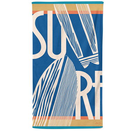 Drap de plage Atlan­tik Outre­mer 100×180 cm Jean Vier