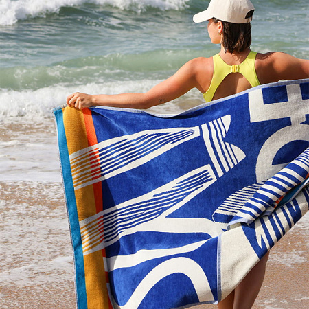 Drap de plage Atlan­tik Outre­mer 100×180 cm Jean Vier